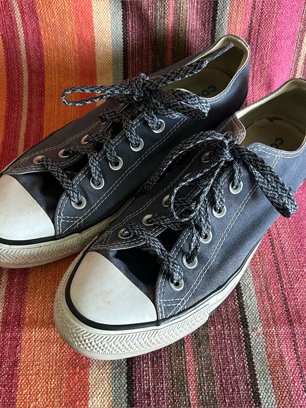 Unisex Converse AllStar Low Tops Sneakers Athletic Shoe Denim Blue Size M8 W10
